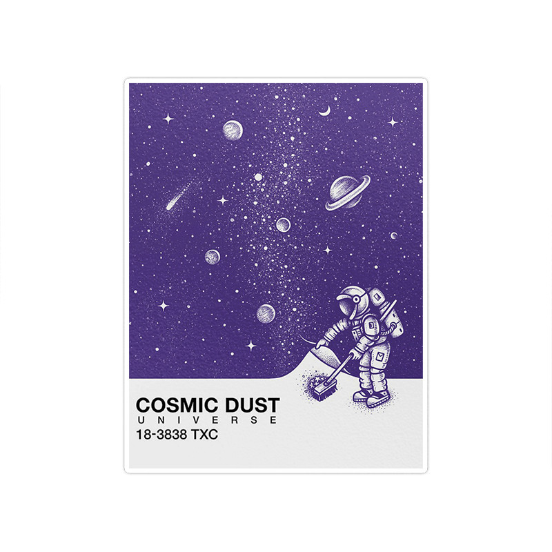 استیکر تزئینی موبایل و تبلت ماسا دیزاین طرح فضانورد مدل STK920