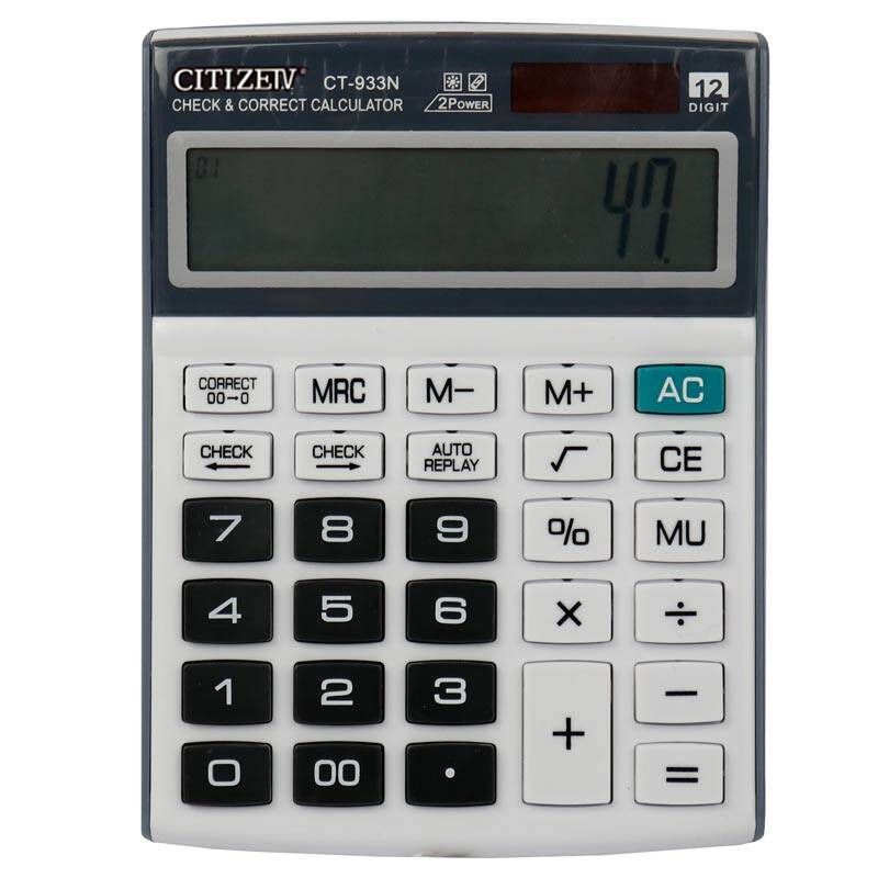 ماشین حساب سیتیزیو مدل CT-933N