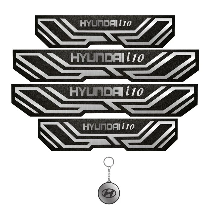 برچسب بدنه خودرو مهدیار کد PKA 2048 مناسب برای هیوندا i10 مجموعه 4 عددی به همراه جاکلیدی