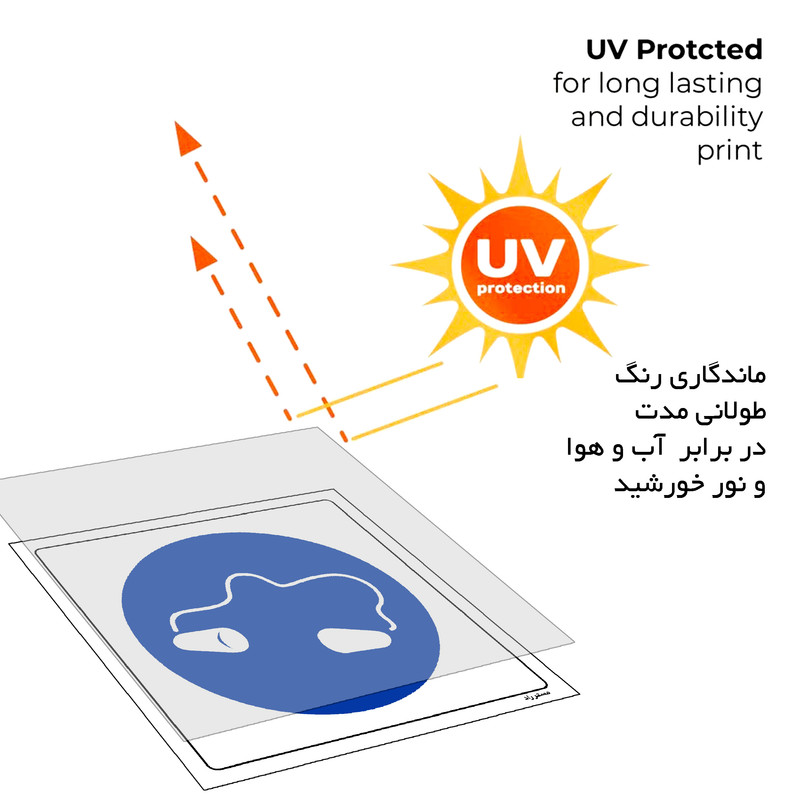 برچسب ایمنی مستر راد طرح از گوشی ایرپلاگ استفاده نمائید مدل HSE-OSHA-275 برچسب ایمنی مستر راد طرح از گوشی ایرپلاگ استفاده نمائید مدل HSE-OSHA-275