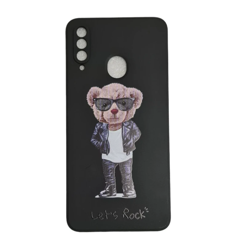کاور مدل IMD طرح خرس کد 262 مناسب برای گوشی موبایل سامسونگ Galaxy A20S