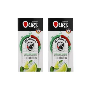 کاندوم خاردار و تاخیری  اورز مدل ICE MOHITO دو بسته 12 عددی 