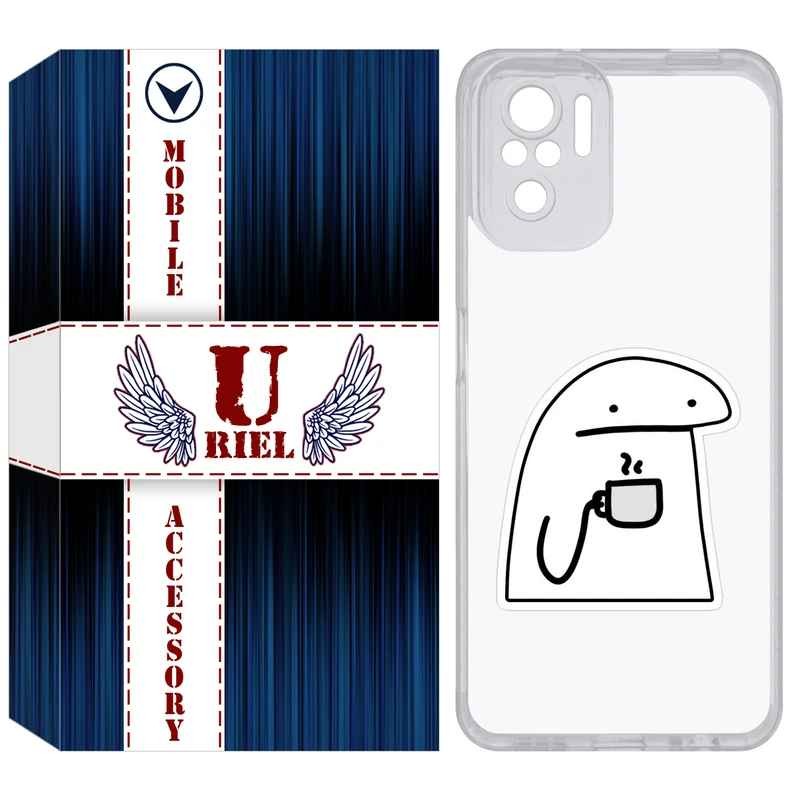 کاور یوریل مدل Clear کد 79 طرح پوکرفیس مناسب برای گوشی موبایل شیائومی Redmi Note 10 4G / Note 10S / Poco M5s