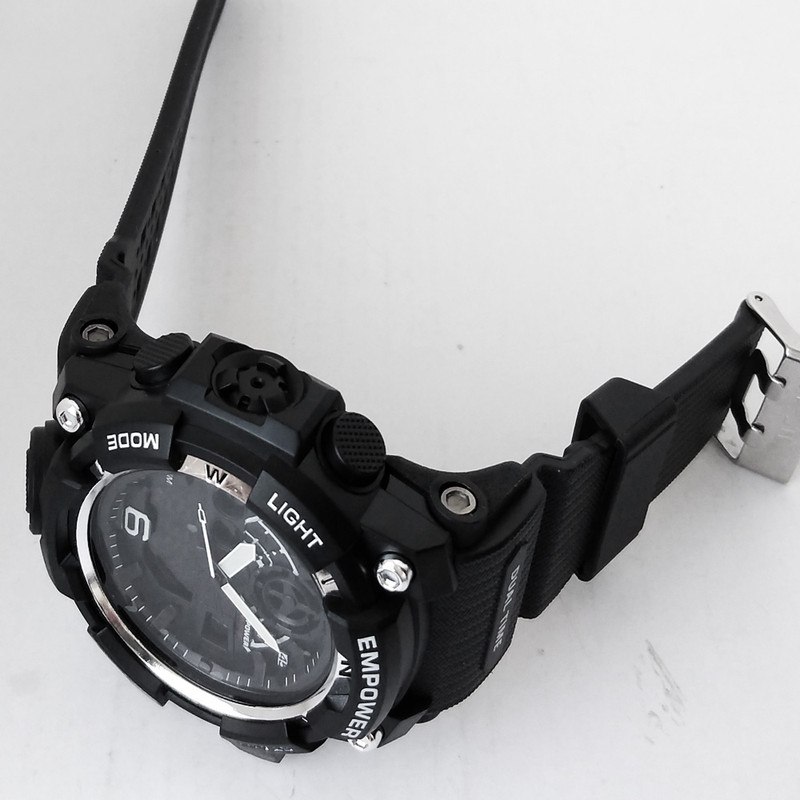 ساعت مچی عقربه‌ای مردانه امپاور مدل چراغدار کد 25