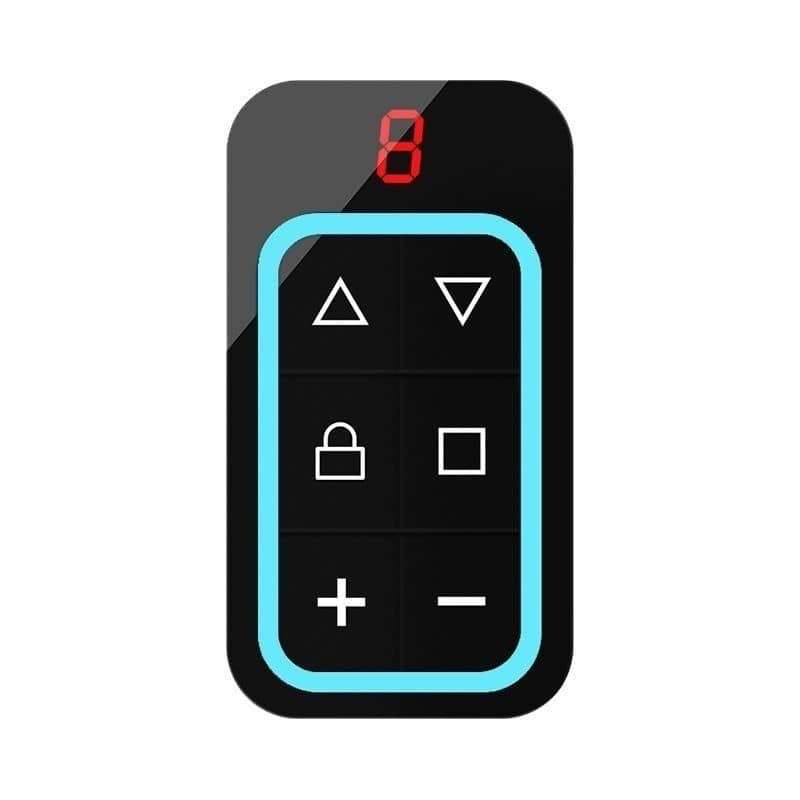ریموت در ورودی چیکال مدل 8 کاناله پلکسی طرح BLU کد K-329
