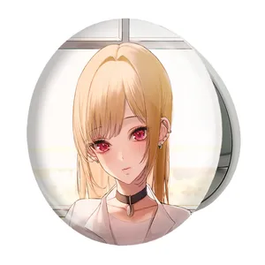 آینه جیبی خندالو طرح کیتاگاوا انیمه مای درس آپ دارلینگ مدل تاشو کد 23863 