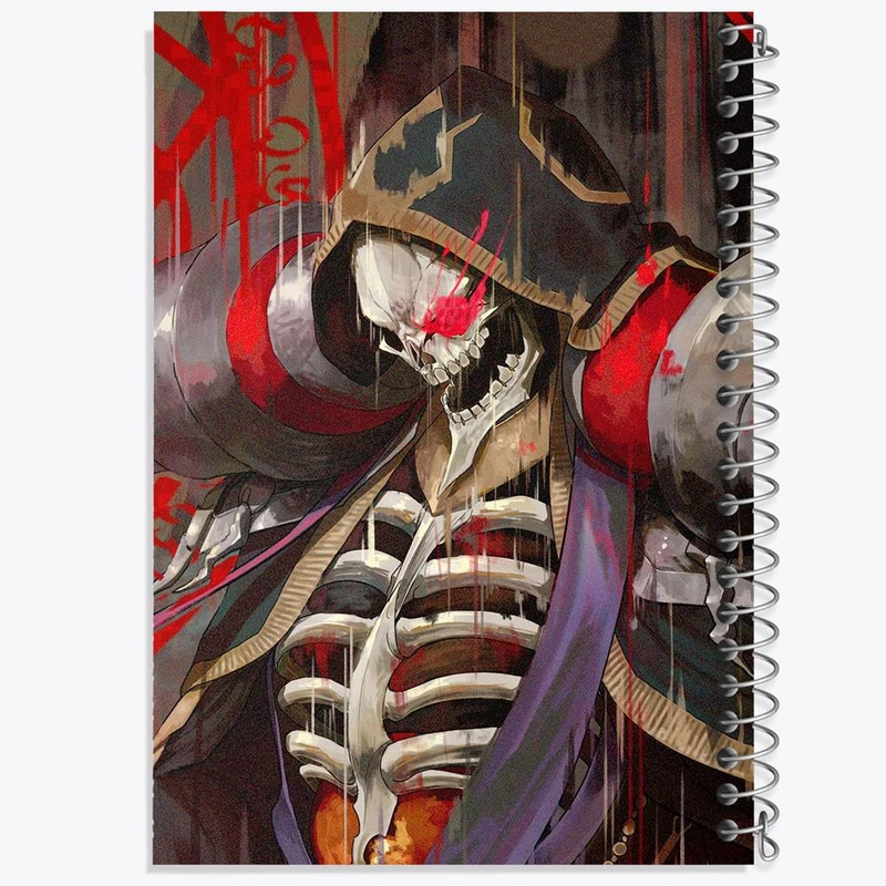 دفتر لیست خرید 50 برگ خندالو طرح اینز ساما انیمه اورلرد Overlord کد 18321