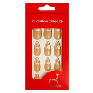  ناخن مصنوعی کریستین بیوتی کد NB22 بسته 12 عددی