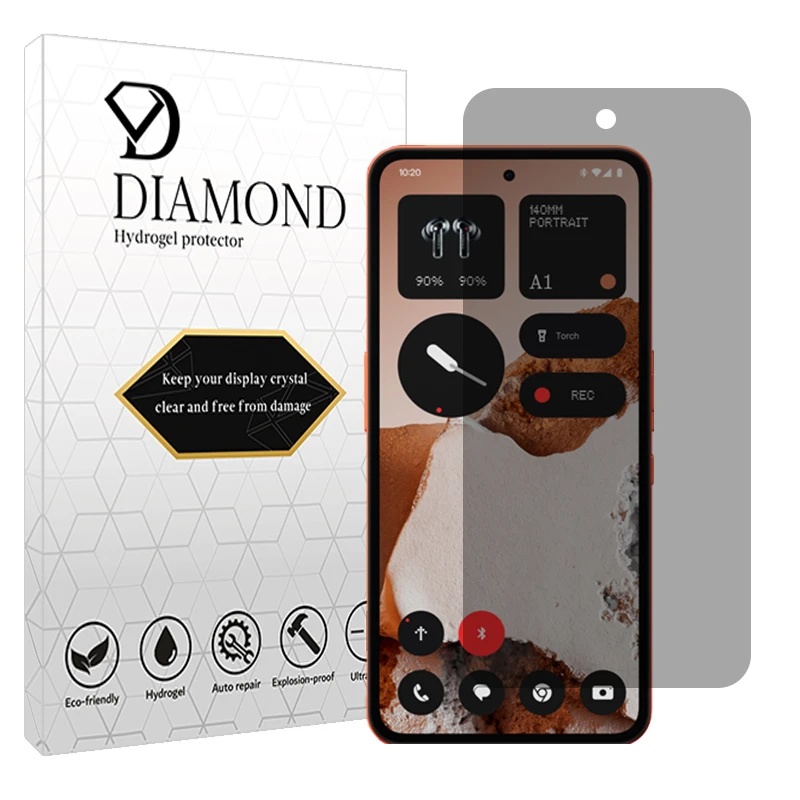 محافظ صفحه نمایش حریم شخصی دیاموند مدل Tough مناسب برای گوشی موبایل ناتینگ CMF Phone 2 Pro