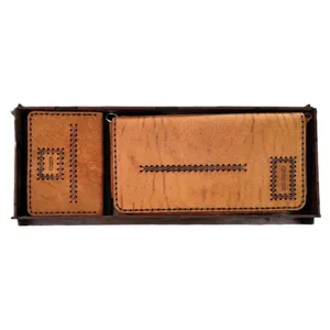 ست هدیه مدل چرم طبیعی بزی set-5