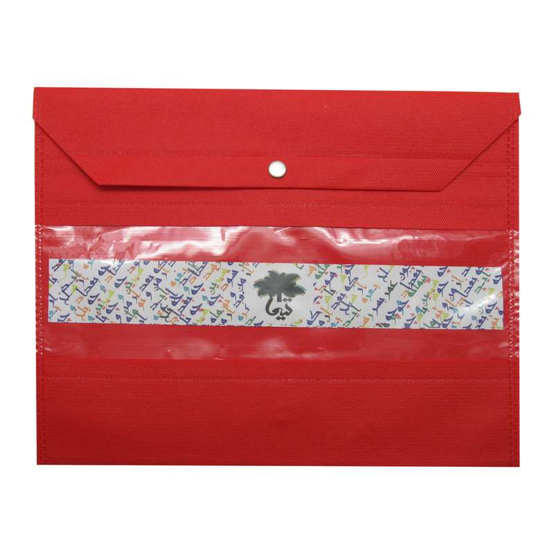 پوشه دکمه دار تیما مدل طلق دار