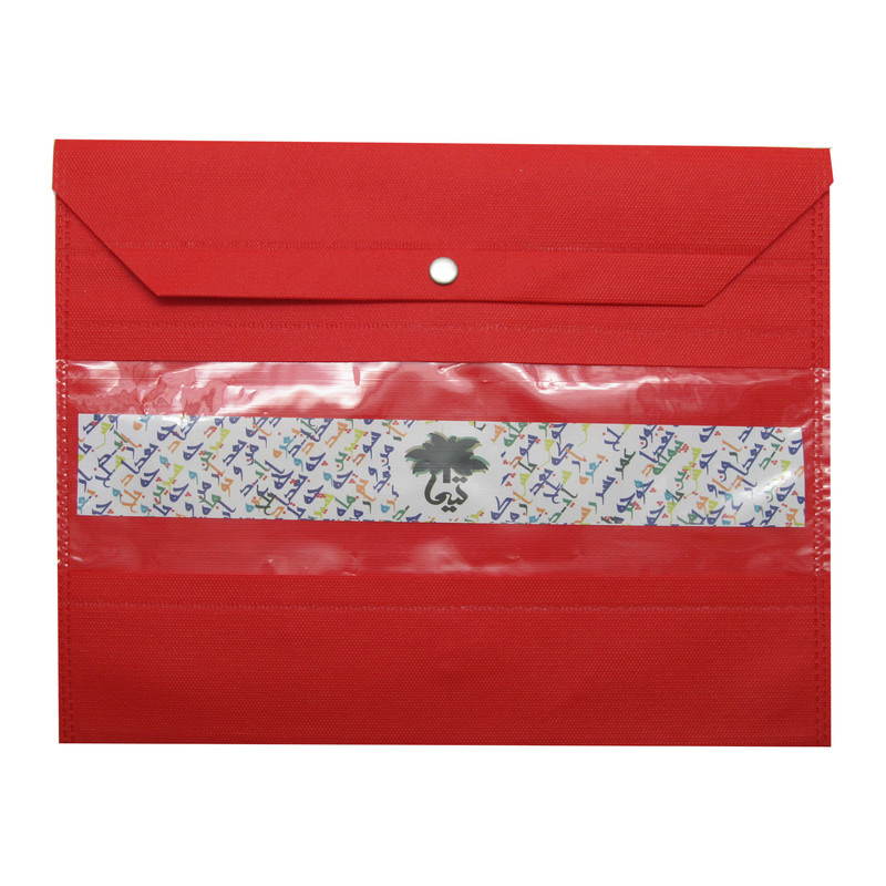 پوشه دکمه دار تیما مدل طلق دار