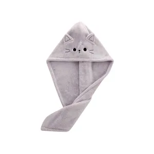 حوله کلاهی مدل گربه سایز 24×65 سانتی‌متر