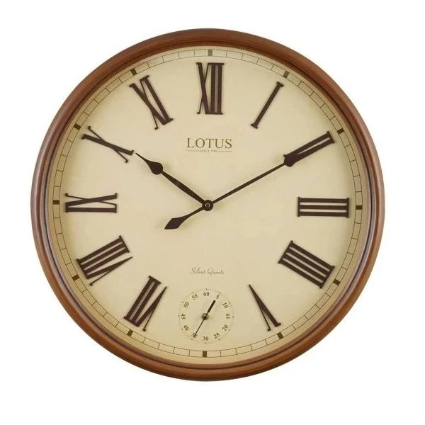 ساعت دیواری کوارتز لوتوس مدل BEVERLYHILLS-152 WAL