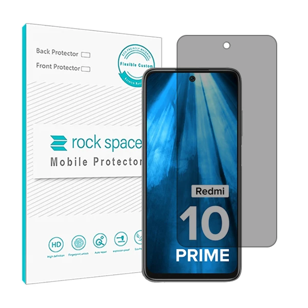 محافظ صفحه نمایش پرایوسی راک اسپیس مدل HyPRV مناسب برای گوشی موبایل شیائومی Redmi 10 Prime 2022