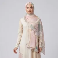 شال زنانه مدل نخی بهاری جدید طرح مزونی کد ana-3085