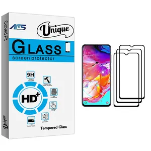 AFS Unique Glass Screen Protector For Samsung Galaxy A70 Pack Of 3