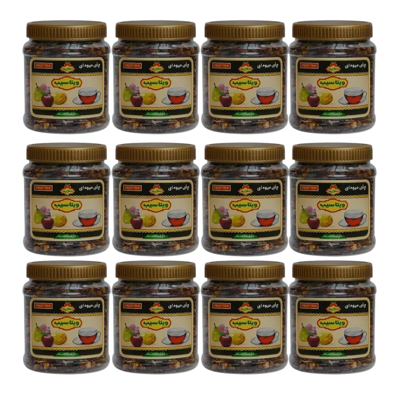 چای میوه ای ویتاسیب - 250 گرم بسته دوازده عددی 