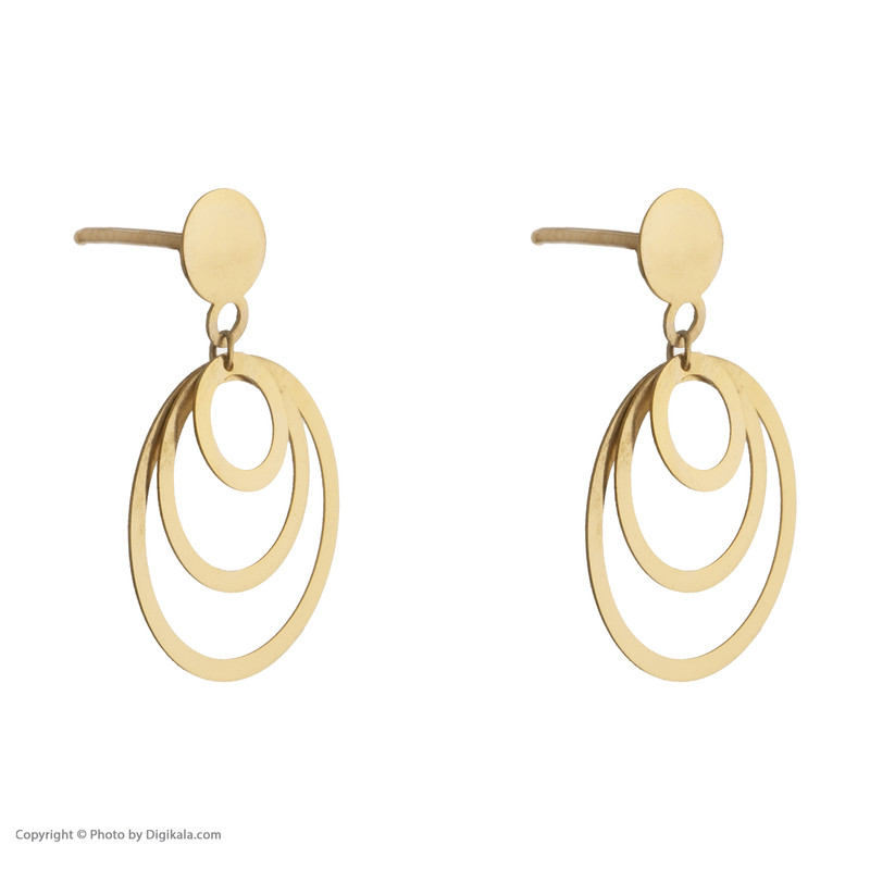 نیم ست طلا 18 عیار زنانه مایا ماهک مدل MS0635 طرح دایره متداخل نیم ست طلا 18 عیار زنانه مایا ماهک مدل MS0635 طرح دایره متداخل