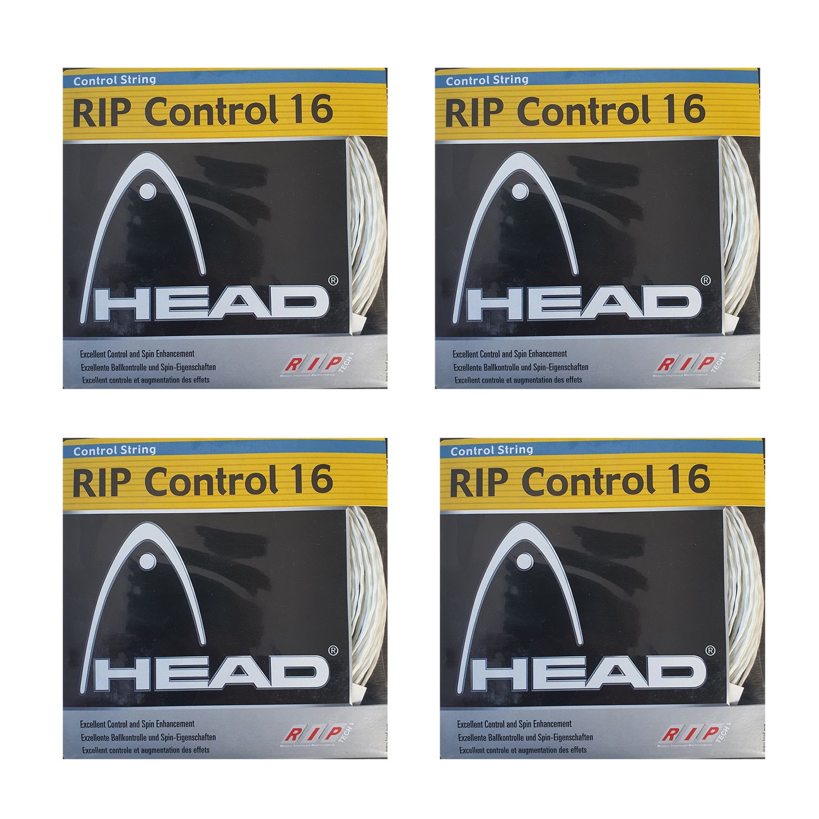 زه راکت هد مدل تنیس RIP Control 17 بسته چهار عددی -  - 1