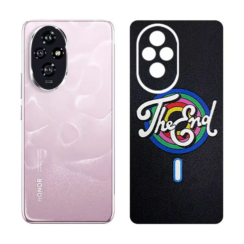 برچسب پوششی گلس مدل Cover طرح THE END مناسب برای گوشی موبایل آنر Honor 200 / 200 