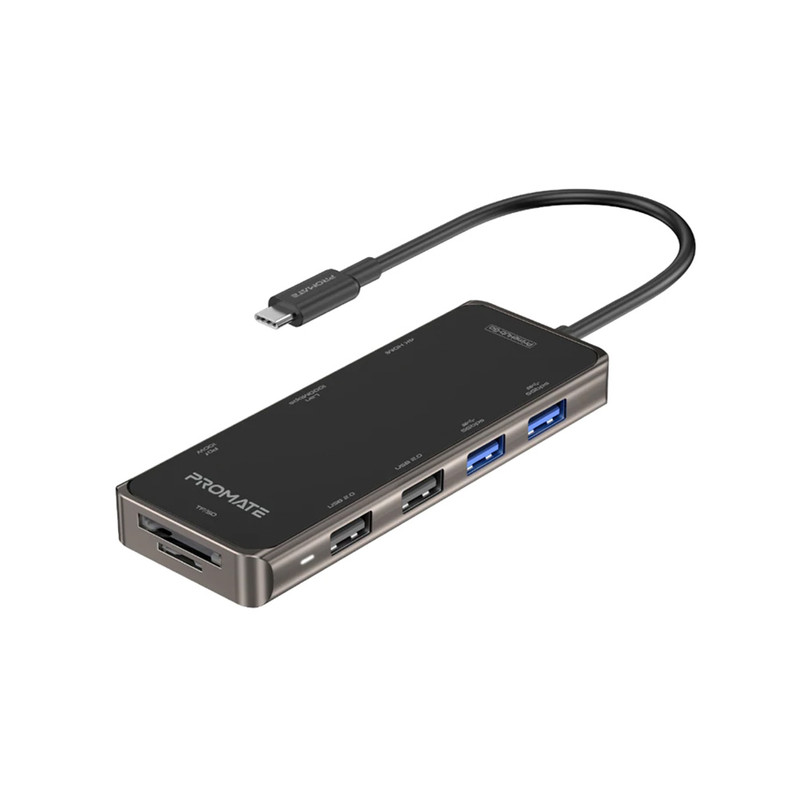 هاب 9 پورت USB-C پرومیت مدل PrimeHub-GO