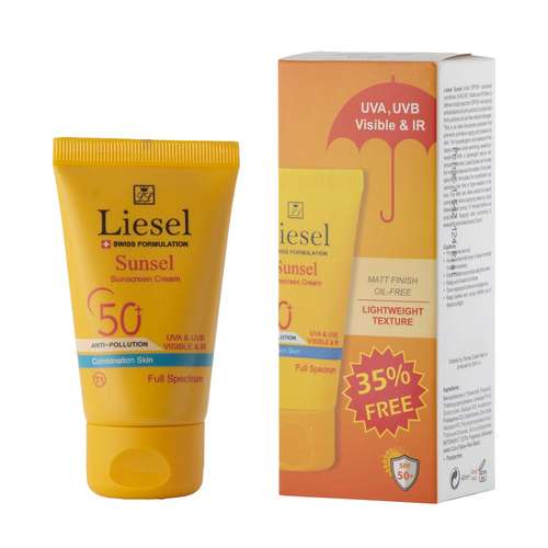 کرم ضد آفتاب لایسل مدل 438 T1 Sunsel حجم 40 میلی لیتر