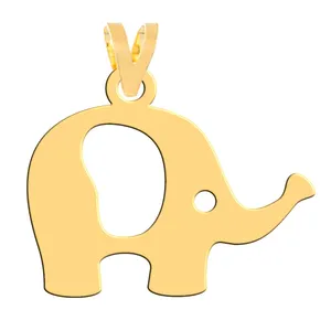 آویز گردنبند طلا 18 عیار زنانه فرشته طرح  فیل مدل WNL-000424