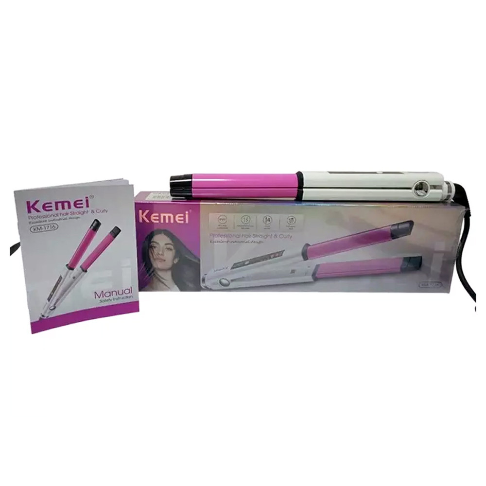 اتو و حالت دهنده ی مو کیمی مدل KM-1716