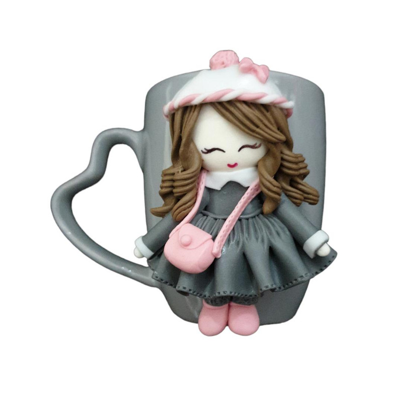 ماگ سرامیکی مدل عروسکی کد 1013