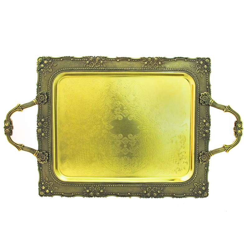 سینی مدل مستطیل پایه دار