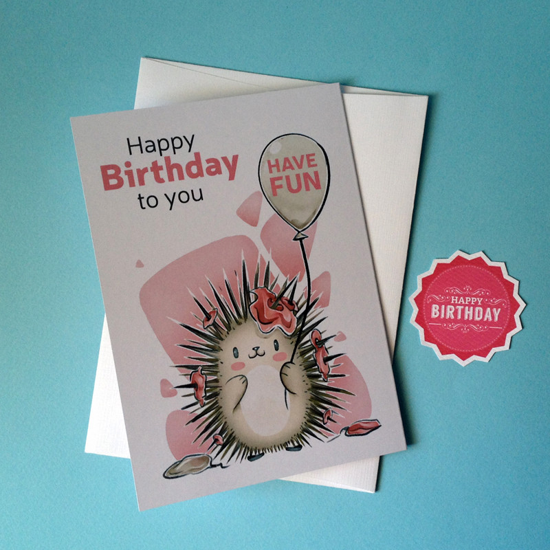 کارت پستال طرح تبریک تولد کد CP15