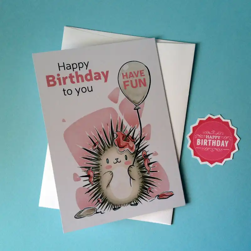 کارت پستال طرح تبریک تولد کد CP15