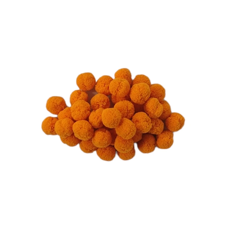 ملزومات عروسک سازی مدل توپک پوم پوم کد IRnarng50 بسته 50 عددی