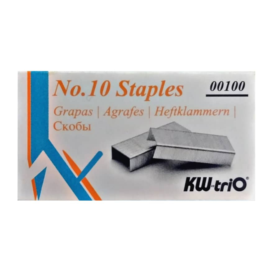 سوزن منگنه کی دبلیو تریو سایز 10 بسته 1000 عددی