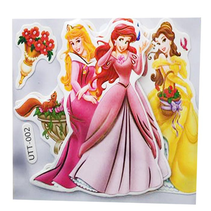 برچسب مدل سه بعدی دخترانه  کد UTT-002