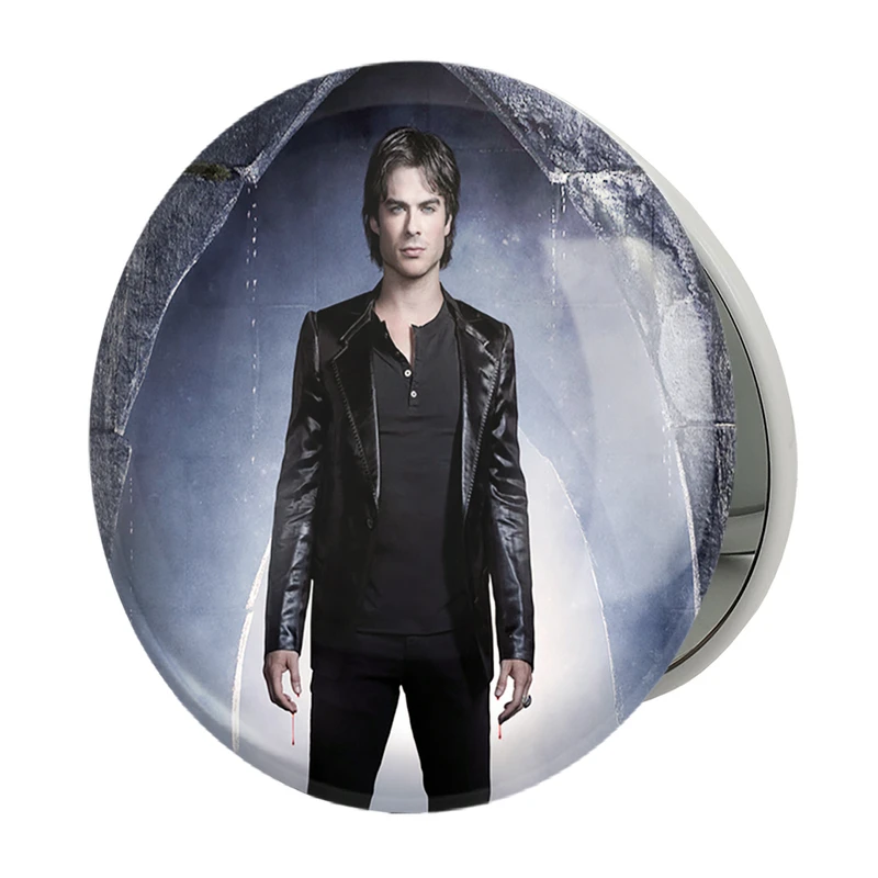آینه جیبی خندالو طرح دیمون خاطرات یک خون آشام The Vampire Diaries مدل تاشو کد 20275 