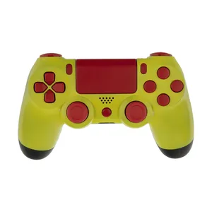 دسته بازی پلی استیشن ۴ سونی مدل  DualShock 4 طرح Phosphorus yellow
