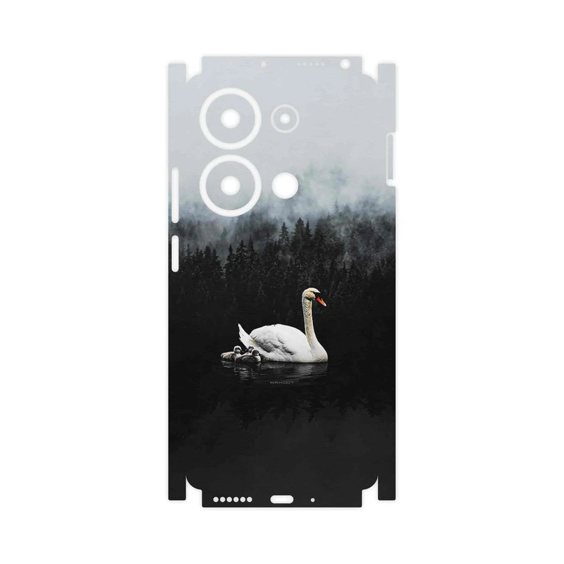 برچسب پوششی ماهوت مدل Swan_Lake-FullSkin مناسب برای گوشی موبایل شیائومی Redmi Note 13 Pro 4G