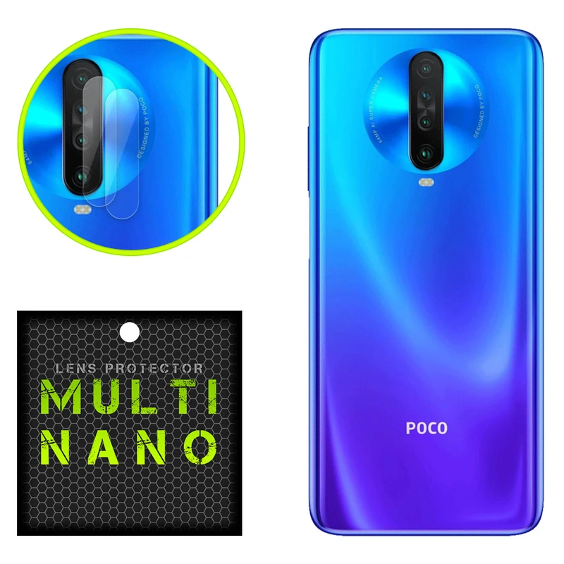 محافظ لنز دوربین مولتی نانو مدل X-L2N مناسب برای گوشی موبایل شیائومی Redmi K30 بسته دو عددی