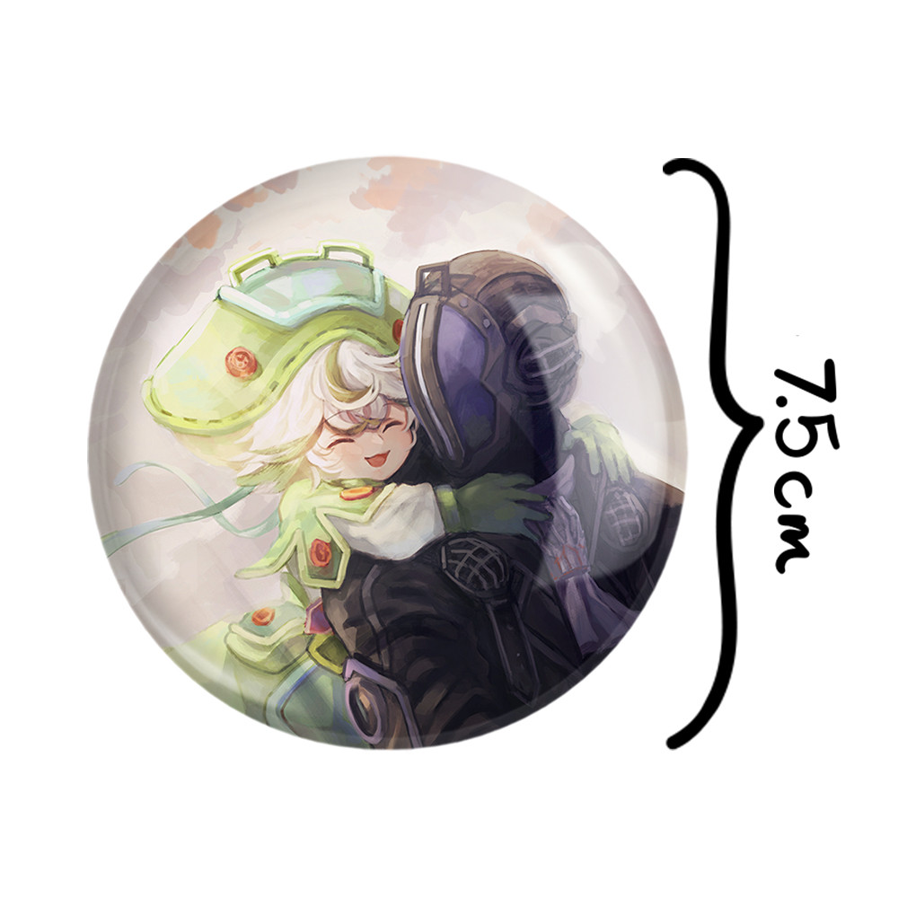 آینه جیبی خندالو طرح باندرود و میدوری انیمه ساخته شده پرتگاه Made in Abyss مدل تاشو کد 22073