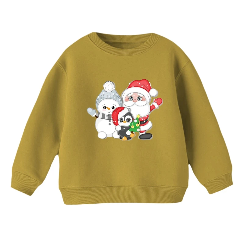 سویشرت بچگانه مدل پنگوئن کریسمس کد 4