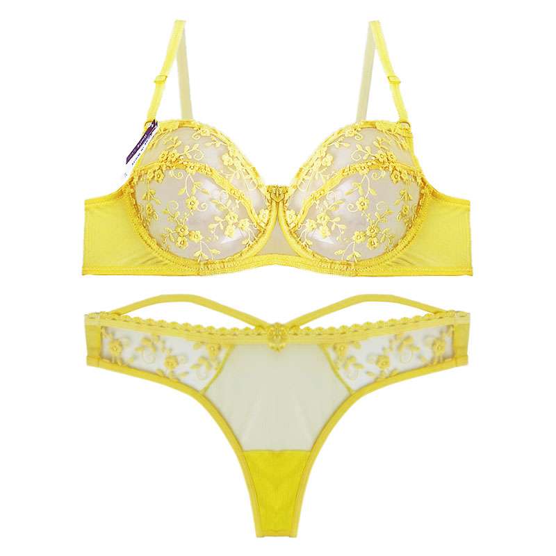 ست شورت و سوتین زنانه مدل توری گل برجسته