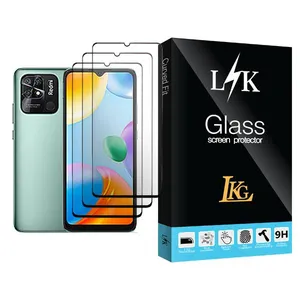 LKG LK Glass MIX003 Screen Protector For Xiaomi Redmi 10C Pack Of 3
