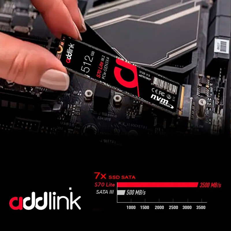 اس اس دی اینترنال PCIe 3.0 ادلینک مدل S70 Lite  ظرفیت 512 گیگابایت