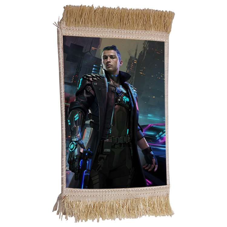 فرش ماشینی دیوارکوب مدل رونالدو کد 361