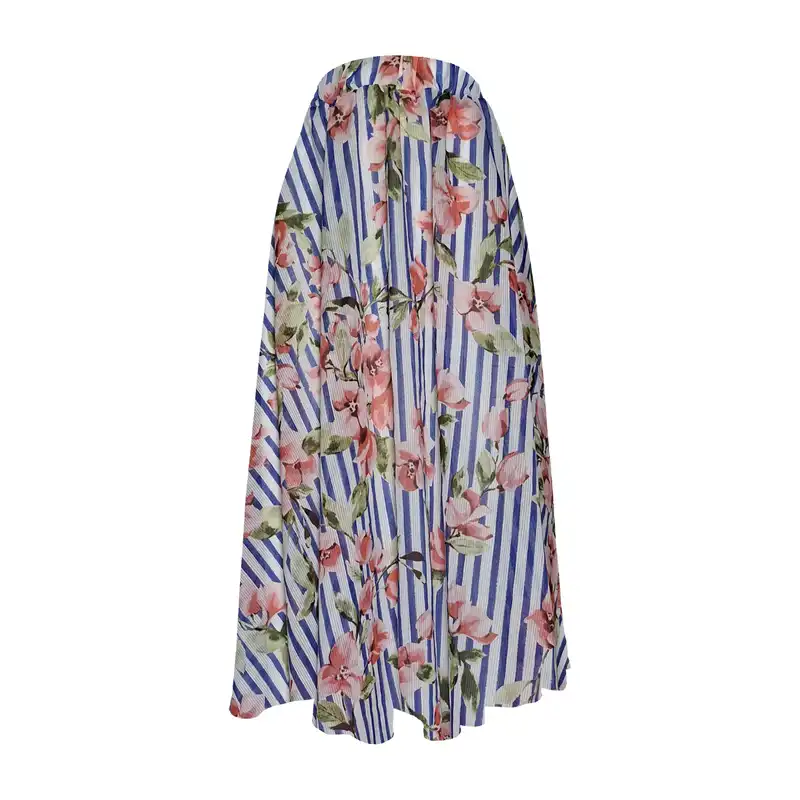 دامن کلوش زنانه مدل H15 رنگ سفید