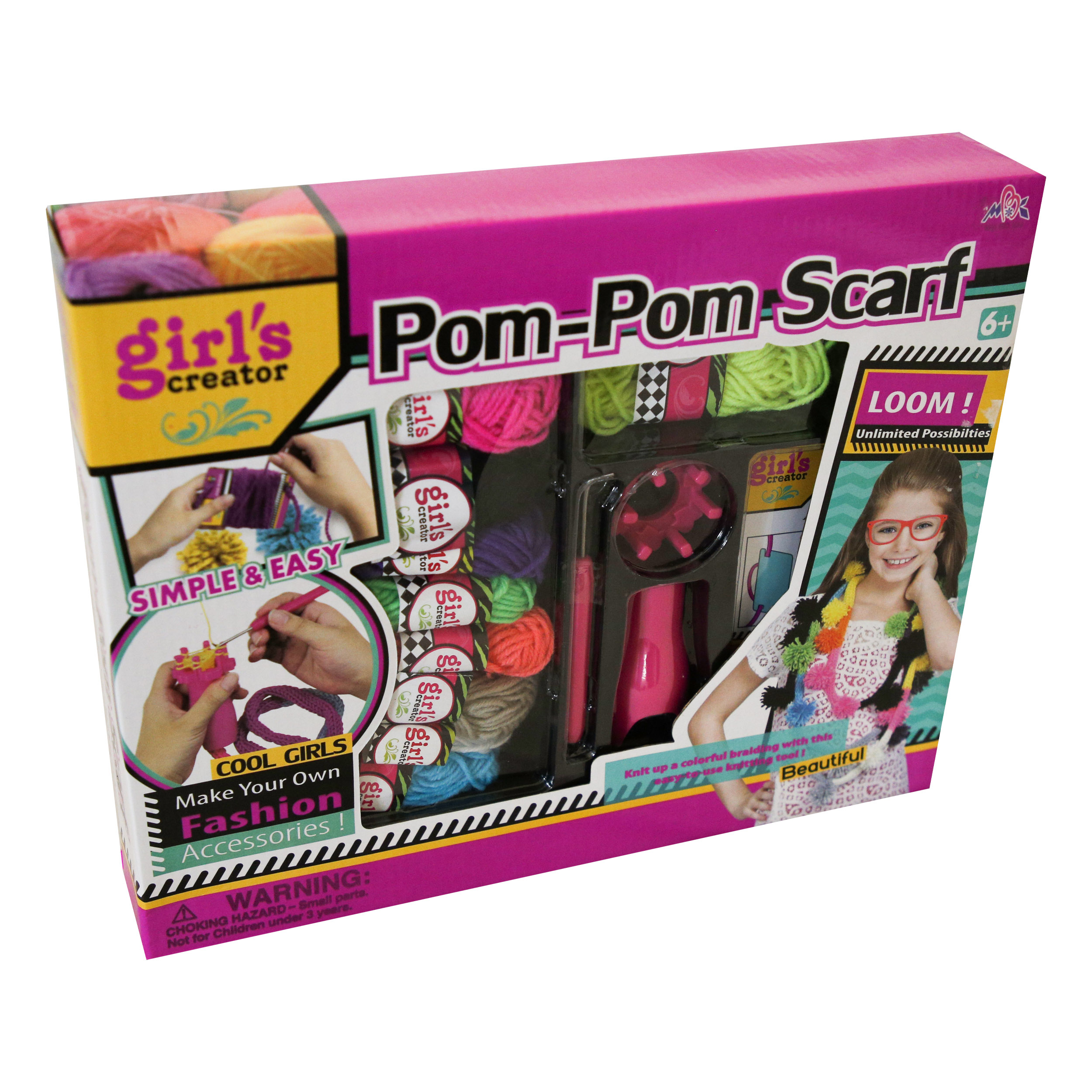 بازی آموزشی مدل 9013 Pom Pom Scarf