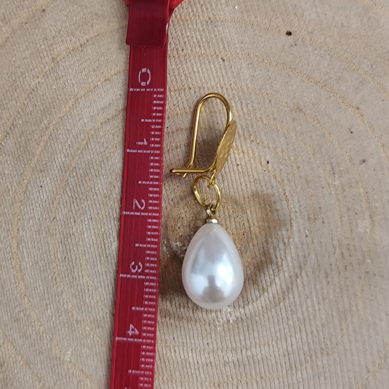 گوشواره زنانه مدل مروارید اشکی