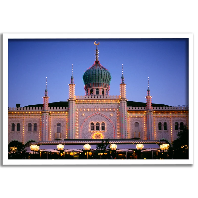 تابلو نوری بکلیت طرح باغ های تیوولی Tivoli gardens مدل W-s93